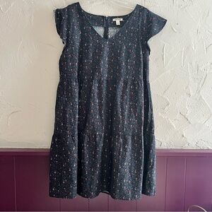 Goodthreads Flutter Sleeve Floral Dress Size Large